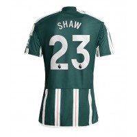 Echipament fotbal Manchester United Luke Shaw #23 Tricou Deplasare 2023-24 maneca scurta